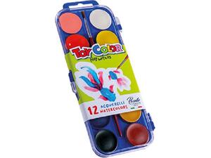 Νερομπογιές Toy Color Acquarelli σετ 12 τεμαχίων - Ανακάλυψε Δακτυλομπογιές & Νερομπογιές για να κάνετε τη ζωγραφική διασκέδαση στο σχολείο ή στο σπίτι από το Oikonomou-shop.gr